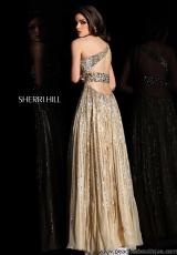 Sherri Hill 8506.  Available in Aqua, Fuchsia, Green, Lilac, Nude, Peach, Pink, Strawberry, Turquoise
